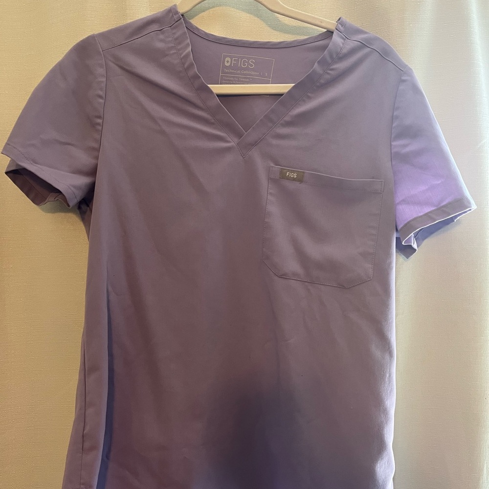 women's Lavender Dew Catarina™ - One-Pocket Scrub Top - S / Lavender Dew